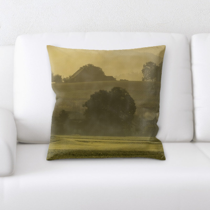 Housse et insert de coussin carré Landscape