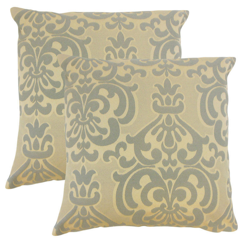  Coussin en coton Damask, Truffe