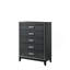 Commode au fini noir patiné-185244083