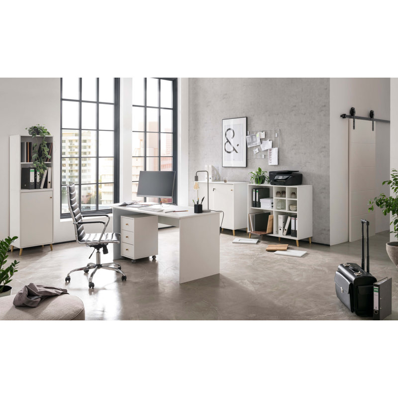 Keshi Writing Desk, White