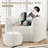 Compressed Sofa Chair Breathable Fabric Bean Bag Chair With Removable Ottoman,Living Room Sofa Chair-1444198405