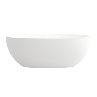 Monaco 65" x 30" Freestanding Soaking Stone Bathtub