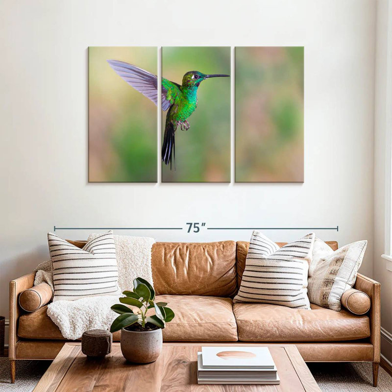Brampt Green Fronted Hummingbird, 36" H x 57" W