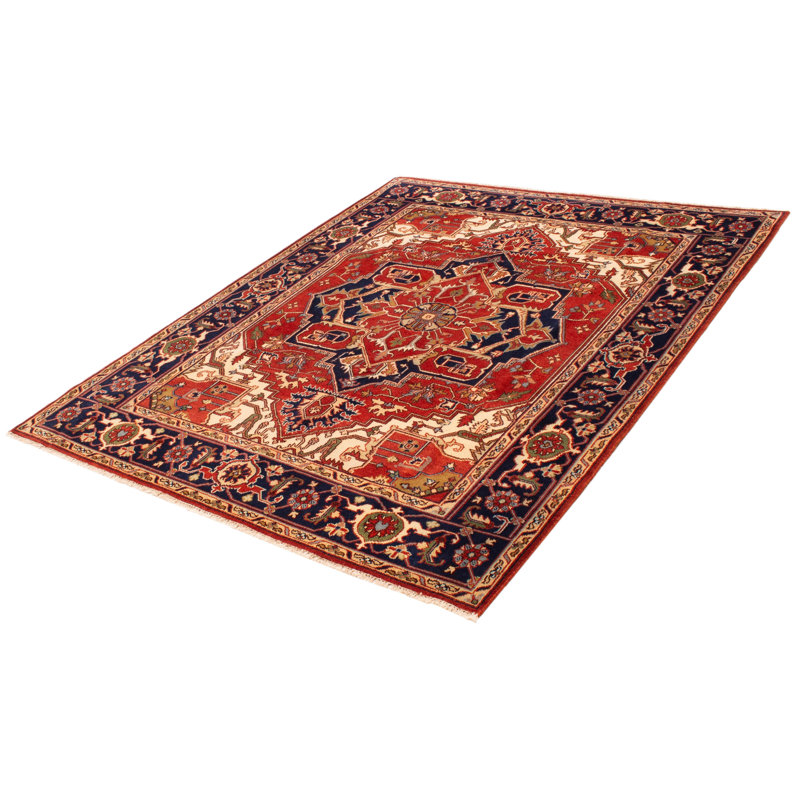Tapis unique en cuivre foncé 8 pi 1 po x 10 pi Caln