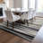  Machine Washable Indoor/Outdoor Chantille ACN997 Gray Area Rug-340867835