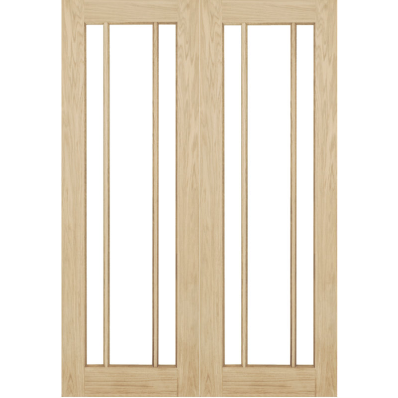 Careese French Doors, 136cm x 198.1cm, Clear