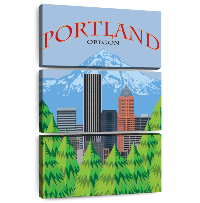 Sireci Portland Poster, 32" H x 20" W