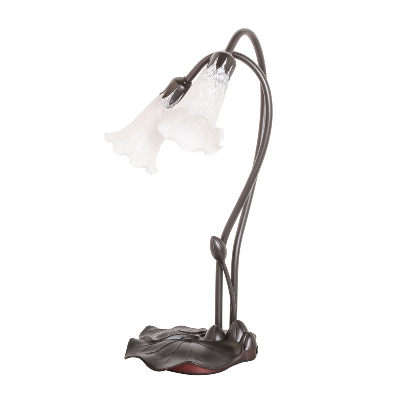 Lampe d'appoint 2 lumières 16 po High White Pond, Blanc