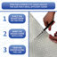 Couverture solaire de 12 mil pour piscines hors sol ovales - transparente-9784689