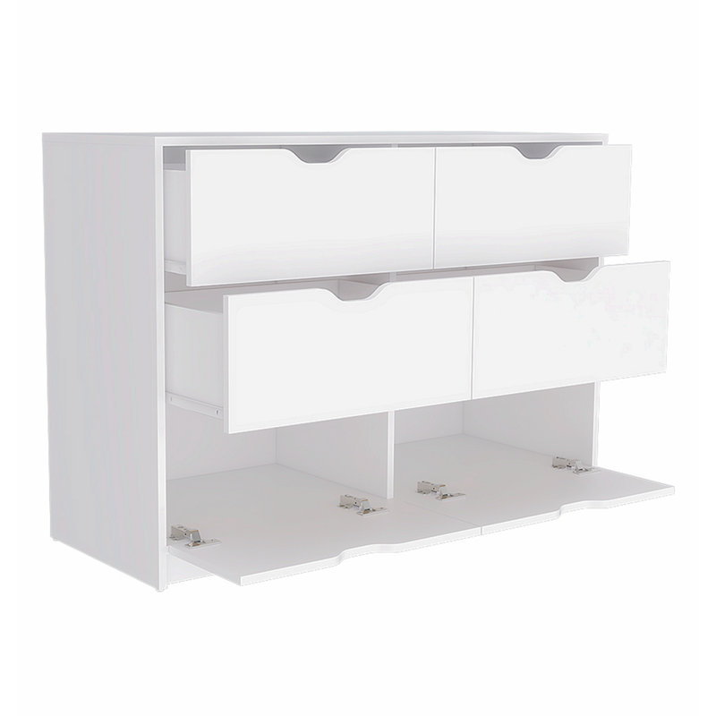 Commode décorative, Blanc