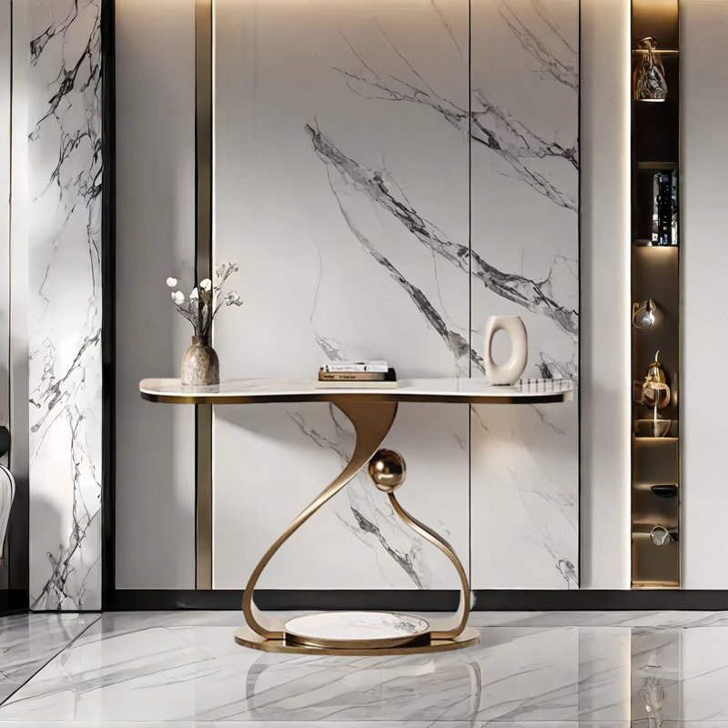 Luxury Style  Entryway Conso le, 33.5" H x 47.2" W x 15.7" D