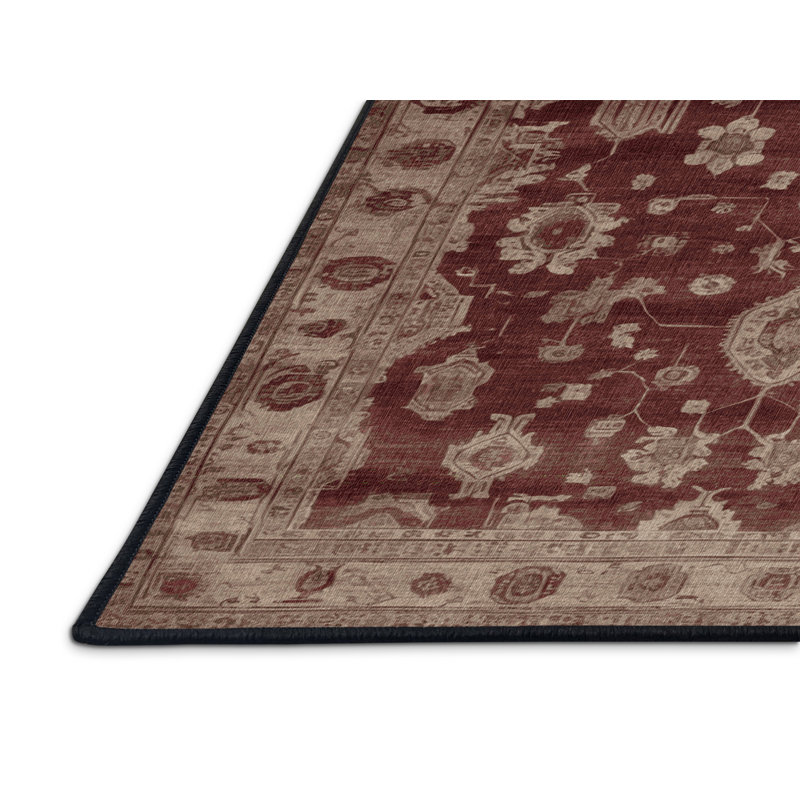 Tapis noir surteint lavable à la machine, Rectangulaire 2 pi x 3 pi