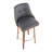 Archaimbaud Fixed Height Faux Leather Bar & Counter Stool with Round Footrest-87383804-88389393-90143558
