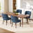 Upholstered Solid Wood Dining Side Chair-1023225749
