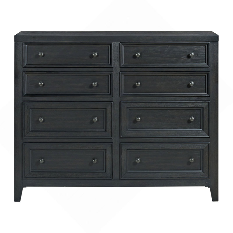 Rangement polyvalent pour commode et commode multi-tiroirs, Noir