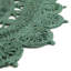 Tapis ovale en jute tissé à la machine de couleur vert chasseur-1151910653