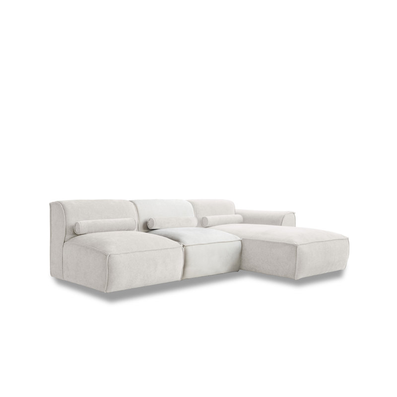 Flex Felix 3 Seater Corner Sofa , Beige, Right Hand Facing