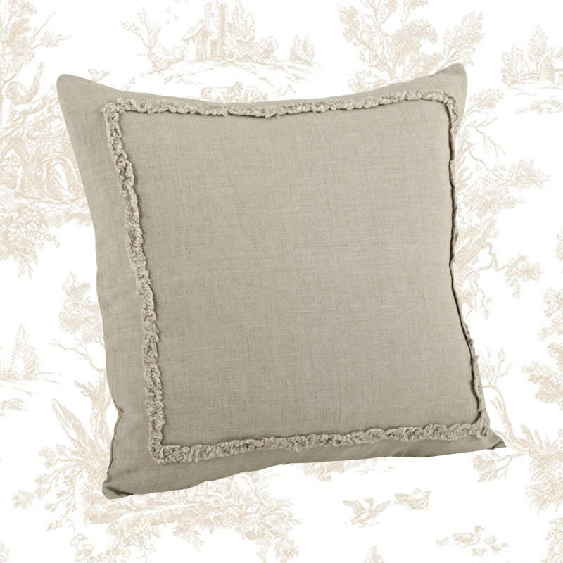 Housse et insert de coussin en coton Joseph, Naturel