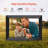 Wifi Digital Picture Frame, 1280X800 HD IPS Touch Screen Photo Frame Electronic, 32GB Memory, Auto-Rotate, Wall Mountable, Share Photos/Videos Instantly Via App From Anywhere