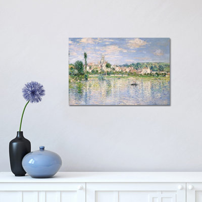 Vetheuil In Summer, 1880 by Claude Monet - Wrapped Canvas Print