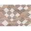 Hand Knotted Geometric Area Rug in Birch/Ivory-709668318