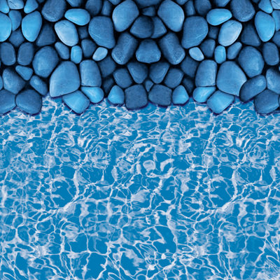 Round Pool Liner Overlap Style Pool Liner 54in Wall Height Durable