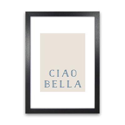 Ciao Bella Blue by Planeta444 - Print