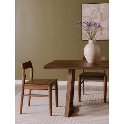 Krieger Solid Wood Slat Back Side Chair
