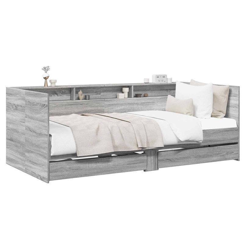 Bed, Grey Sonoma