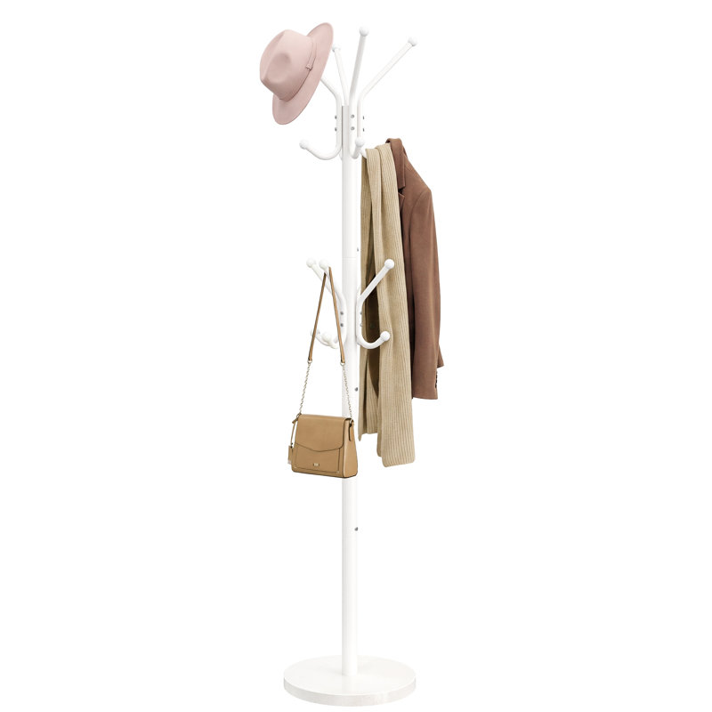 Steel Freestanding 16 - Hook, White