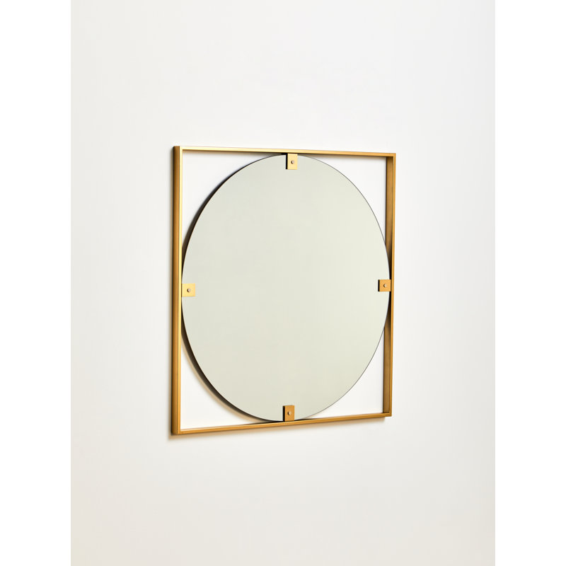 Niota Metal Square Wall Mirror