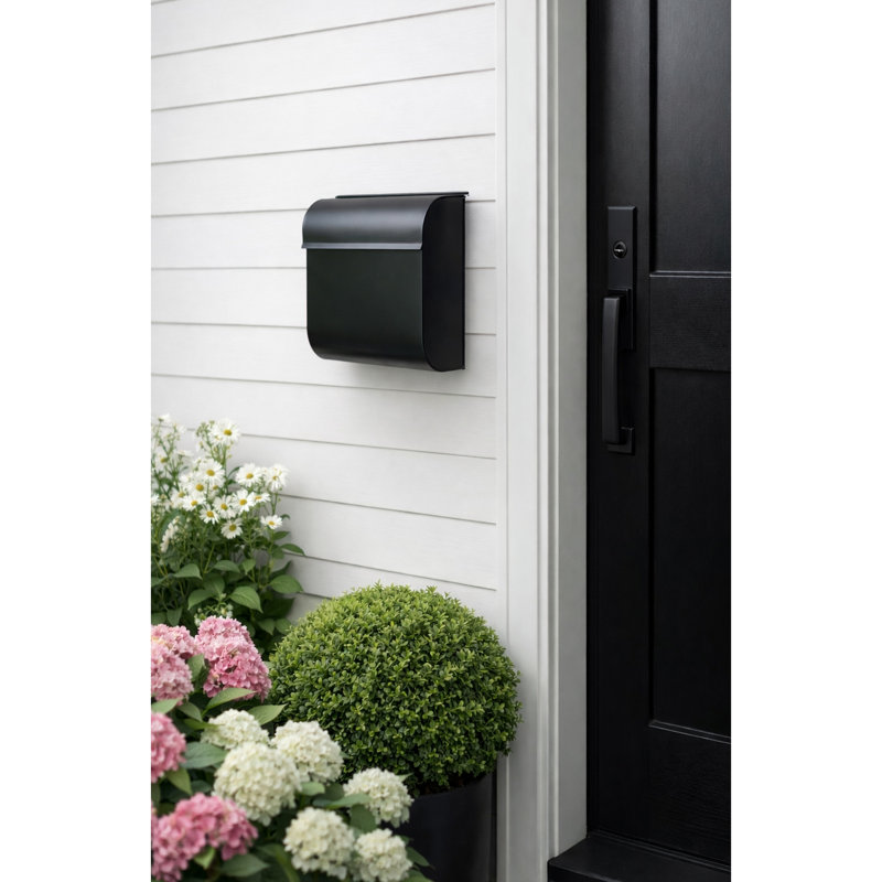 Dominion Iron Mailbox, Black Powder Coated