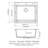 Quartz Kitchen Sink - 25X22" Black Granite Composite Drop In Kitchen Sink