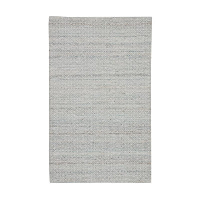 Tiny Diamond Area Rug in Light Blue/White