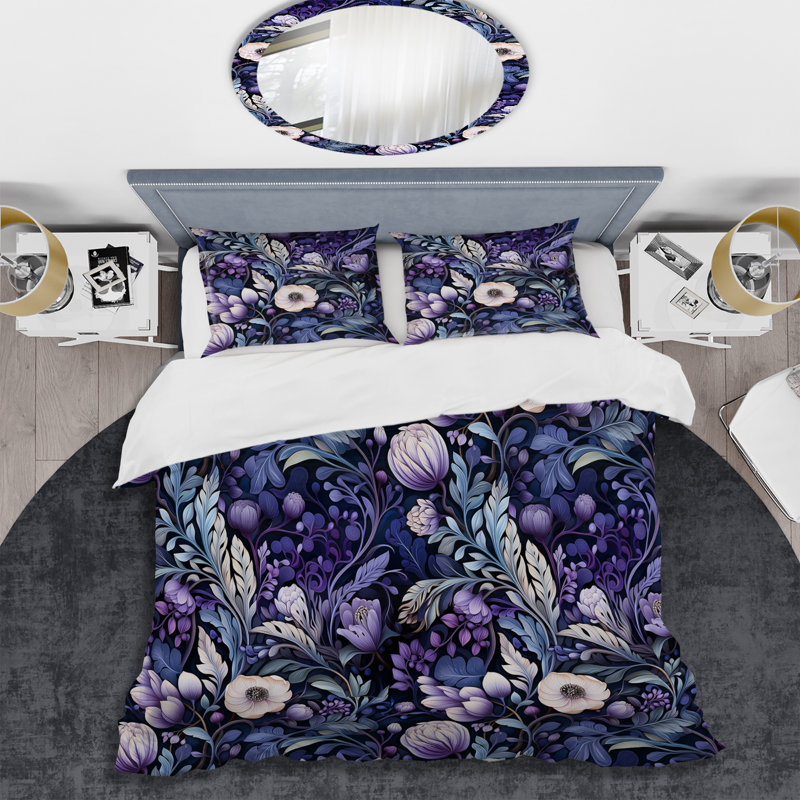 Ensemble de housse de couette Deep Emerald, Housse de couette pour très grand lit et 2 très
