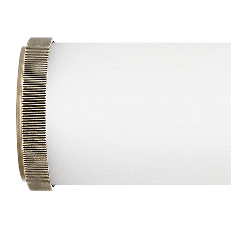 Femi Integrated LED Bath Vanity Bar, Lacquered Brass