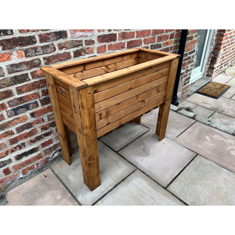 Pettegrow Handmade Wood Planter Box, 90cm x 104cm x 48cm