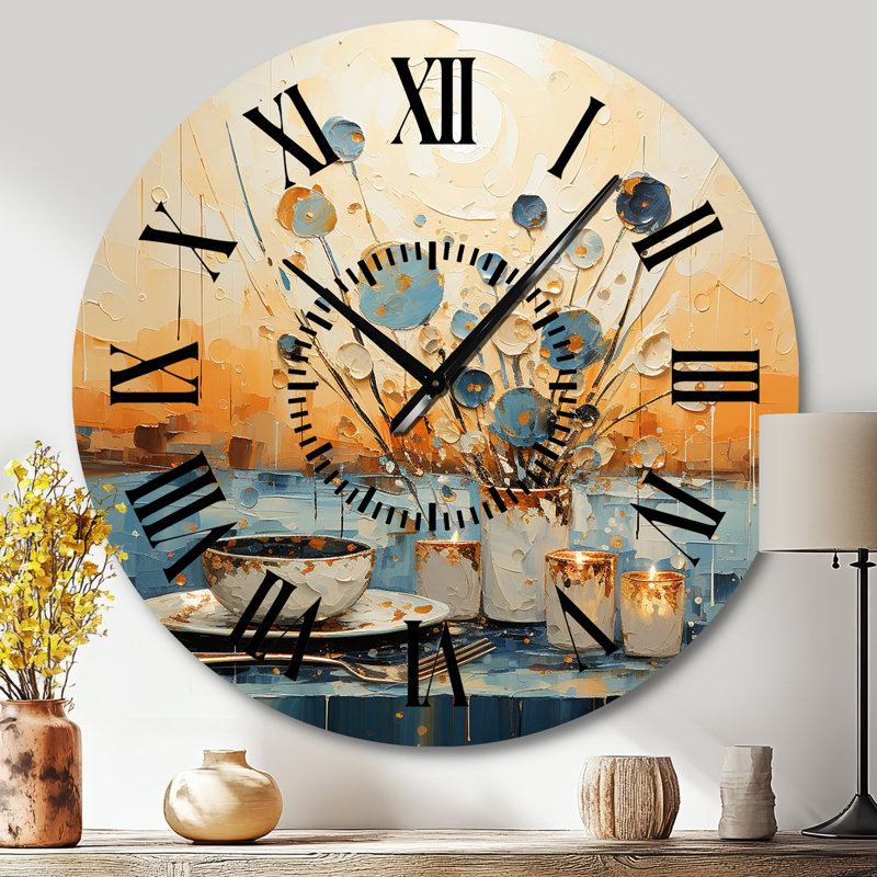 Horloge murale de cuisine Blue Blue, Grand