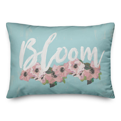 Housse et insert de coussin rectangulaire Bloom