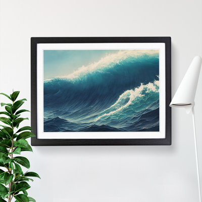 The Ingenious Ocean Wave - Single Picture Frame Print