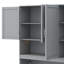 Lit escamotable avec armoire supérieure, tablettes-763922153
