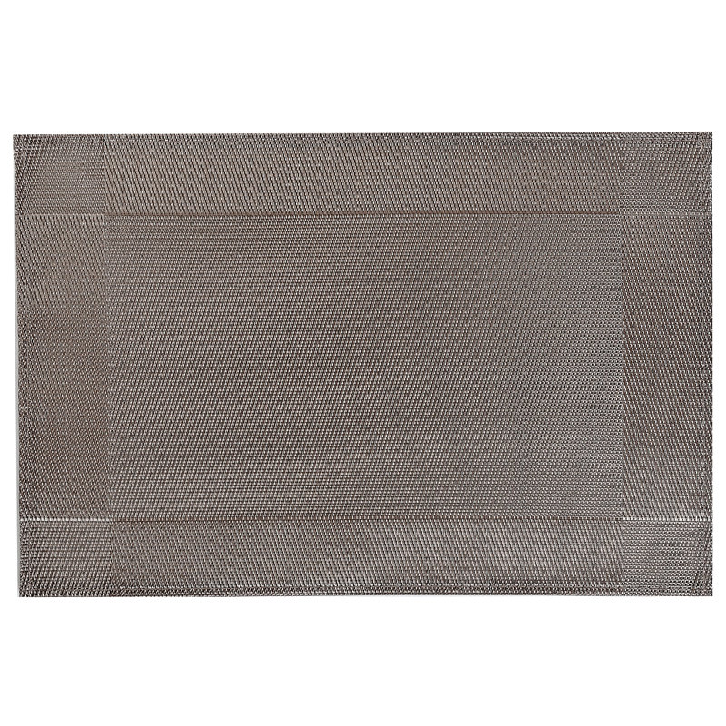 Ensemble de 12 napperons en vinyle, Doré