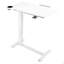 Table au-dessus du lit, table de chevet mobile avec bureau rabattable et 4 roulettes cachées, bureau pour ordinateur portable réglable en hauteur et en angle avec porte-gobelet