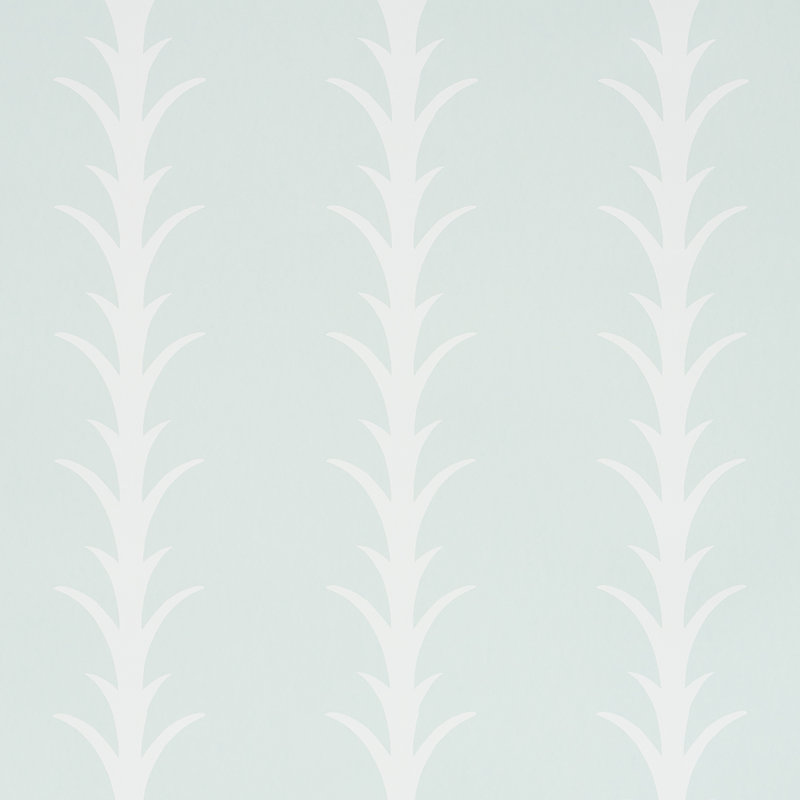 Papier peint à rayures Acanthus, Ivoire / minéral