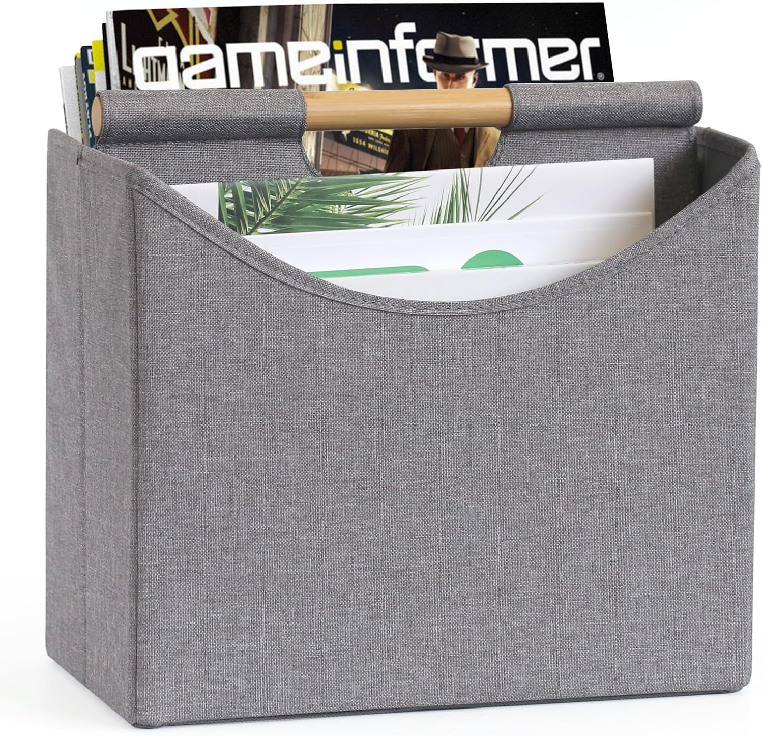 Latitude Run® Magazine Holder Foldable Magazine Rack Floor Magazine ...