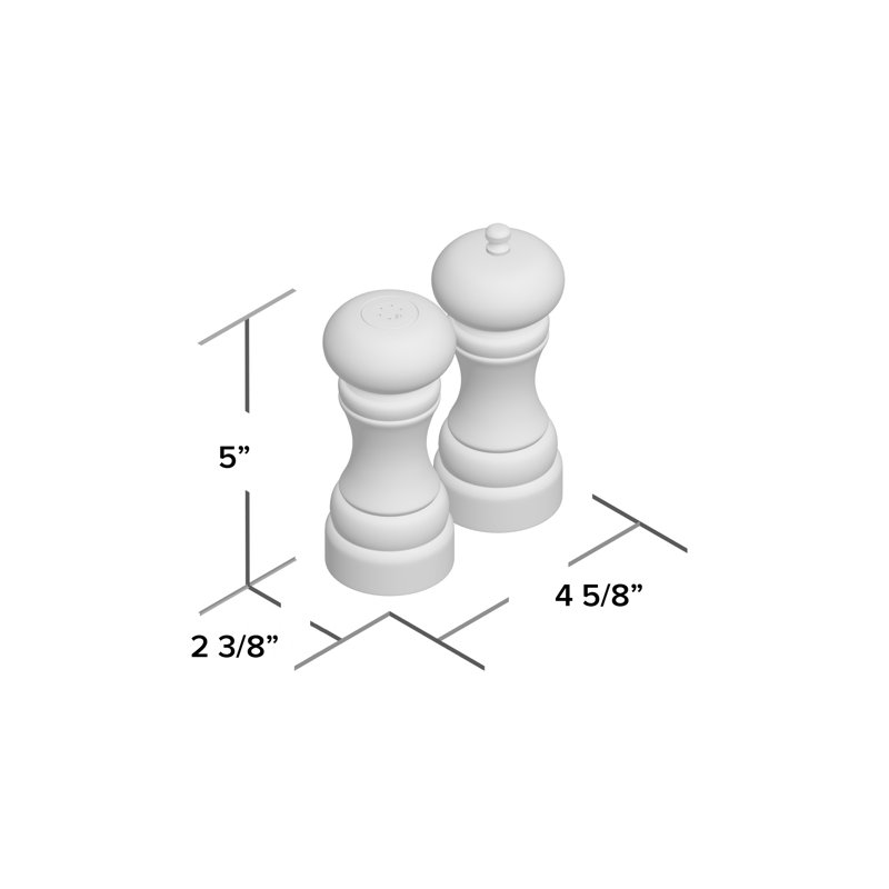 Bandiero Artesio Salt and Pepper Grinder Set