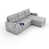 Nylon gris clair est en rupture de stock