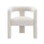 Chaise d'appoint beige Boucle, ensemble de 2