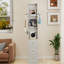 Armoire en bois, armoire de rangement avec 3 tiroirs et 2 crochets