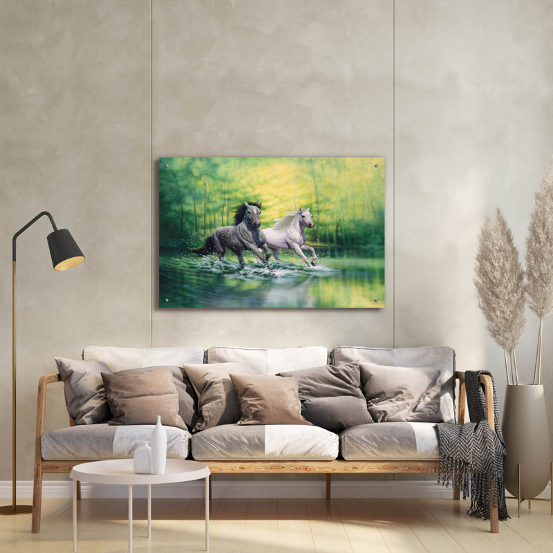 «Spring Morning» par Kirk Reinert, H 24 po x l 36 po x P 0,2 po